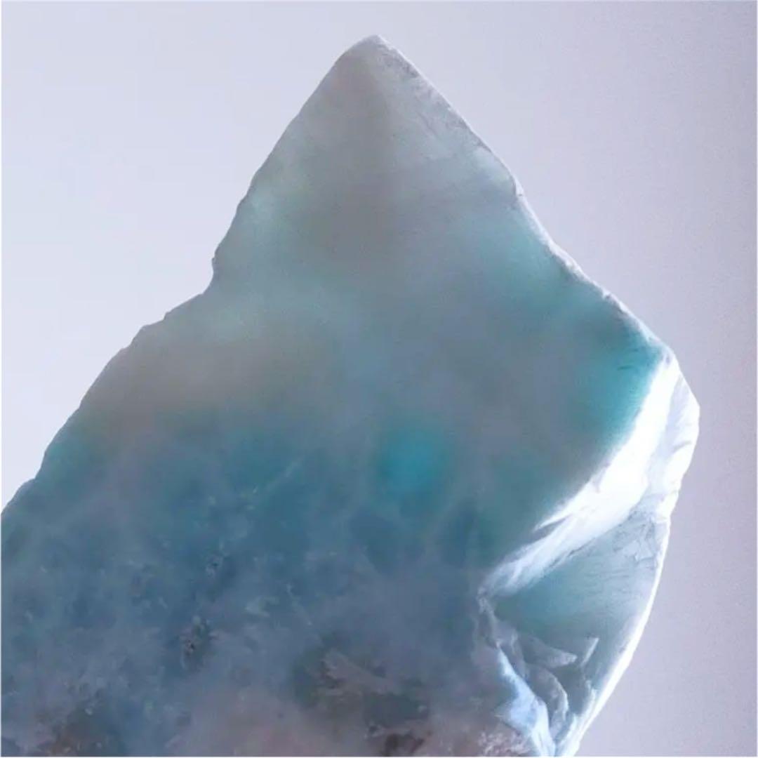 ラリマー原石のスライス②