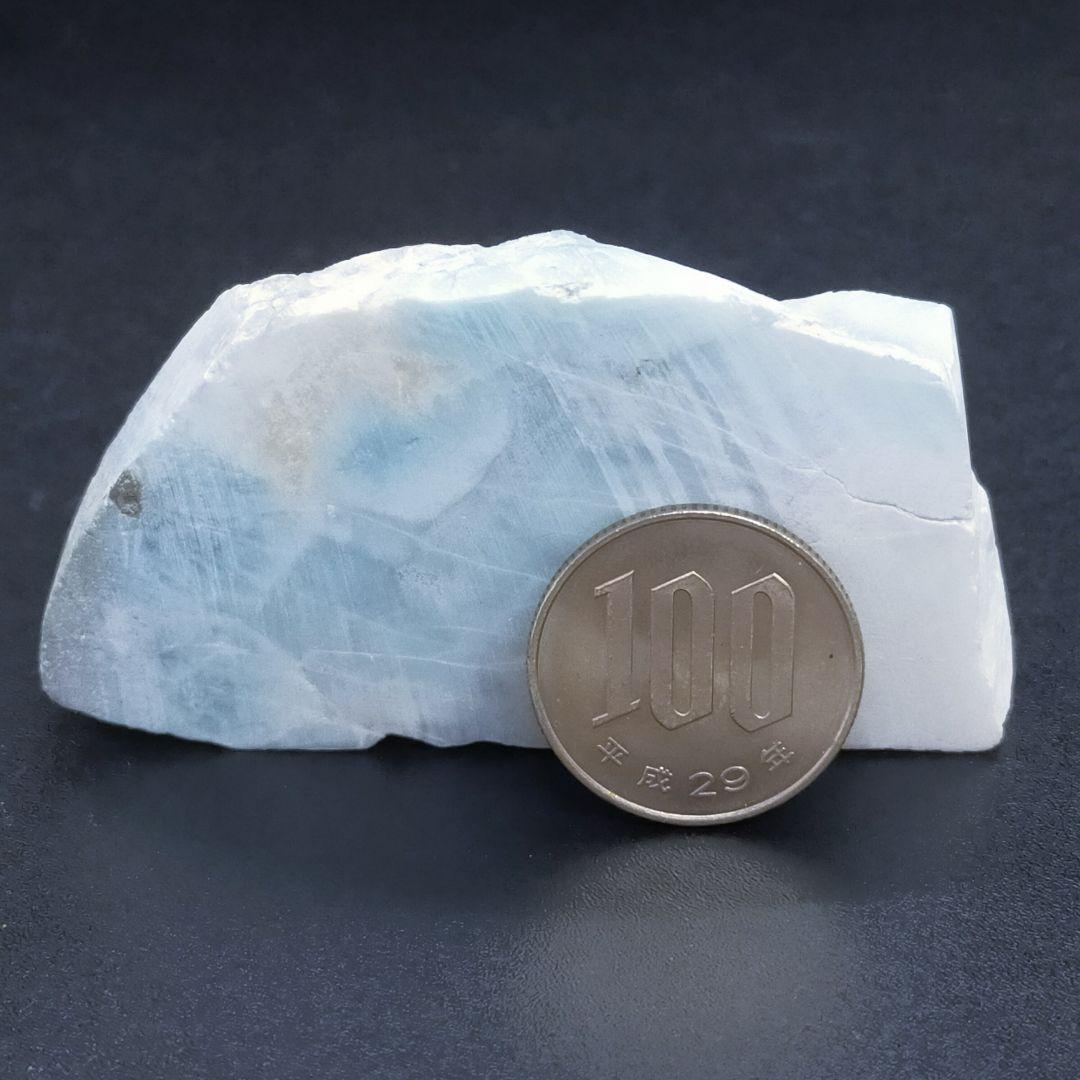 ラリマー原石のスライス②