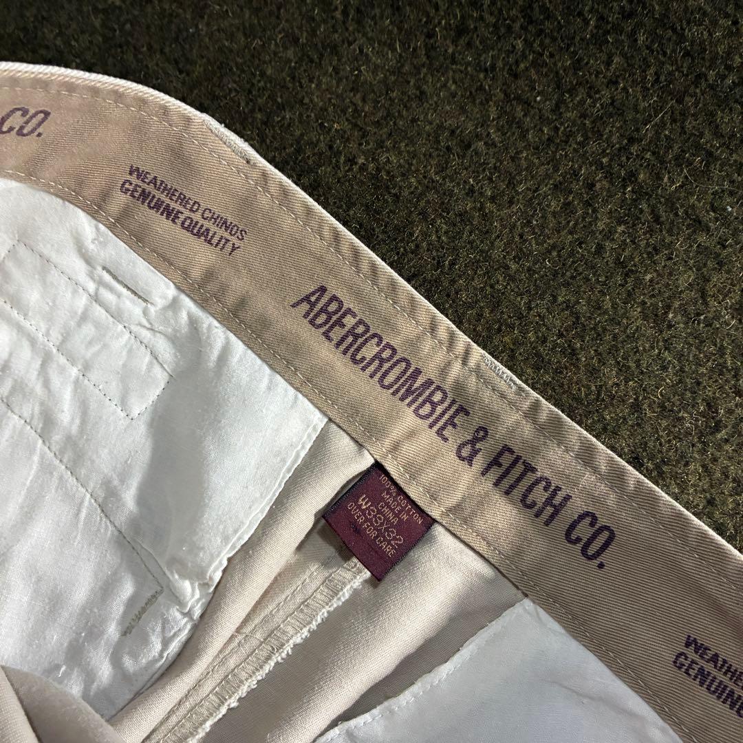 90s Abercrombie & Fitch バギー　チノ　33/32