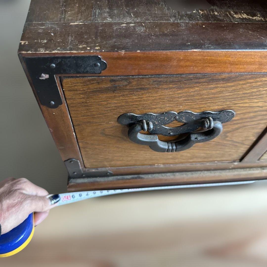 瞬間的衝撃お値下げ❣️ヴィンテージ　大型　木製階段箪笥 引き出し複数