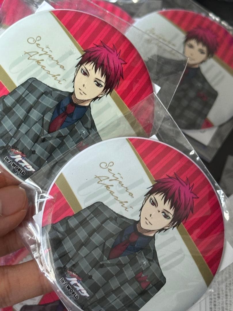 黒子のバスケ　J-world collection赤司征十郎　缶バッジ　セット