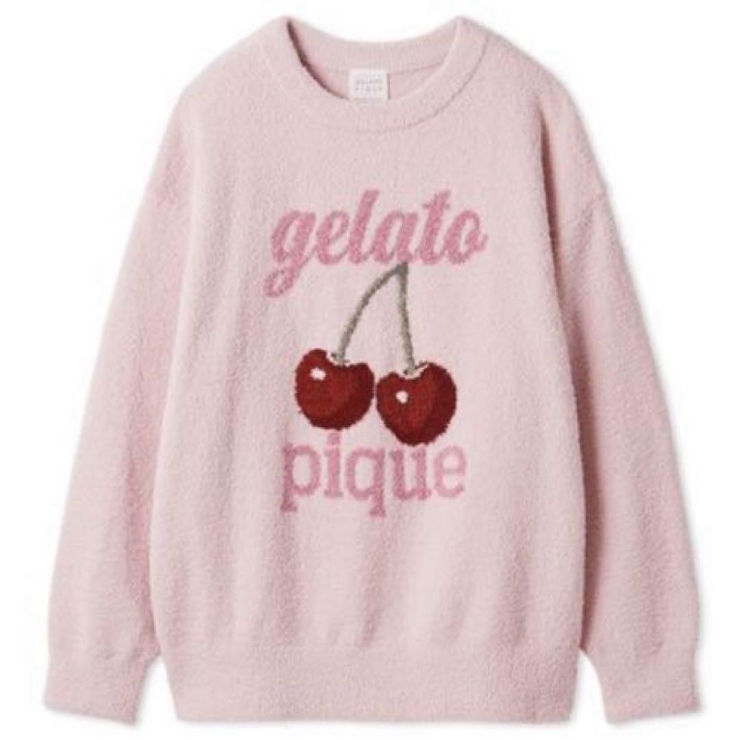 【新品】ジェラートピケ　ベビモコチェリージャガードプルオーバー&ショートパンツ