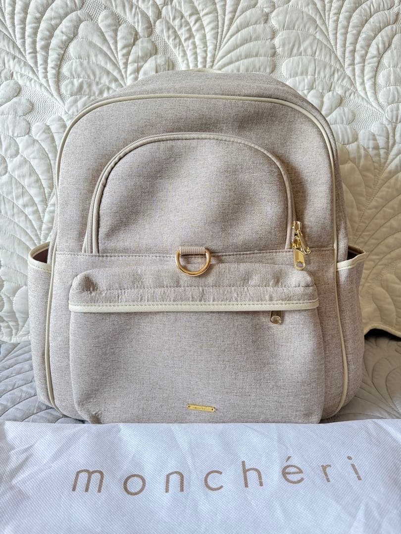 monchéri ベージュ キャリーバッグ