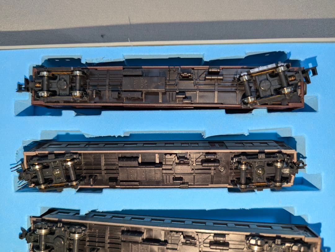 KATO　旧客車 茶色 ８両セット　２両室内灯点灯　ケース付き