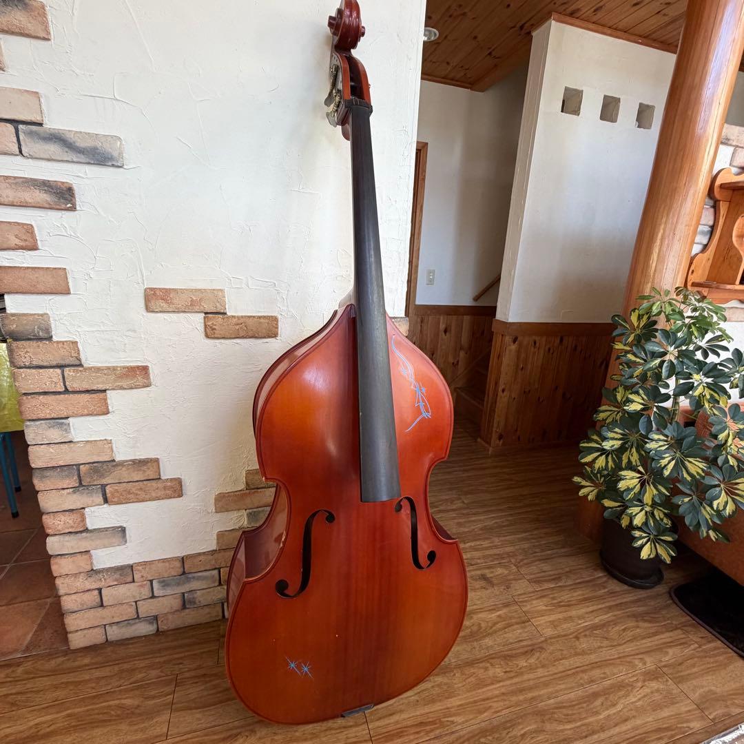 SUZUKI スズキ コントラバス ウッドベース No.86 4/4 1990