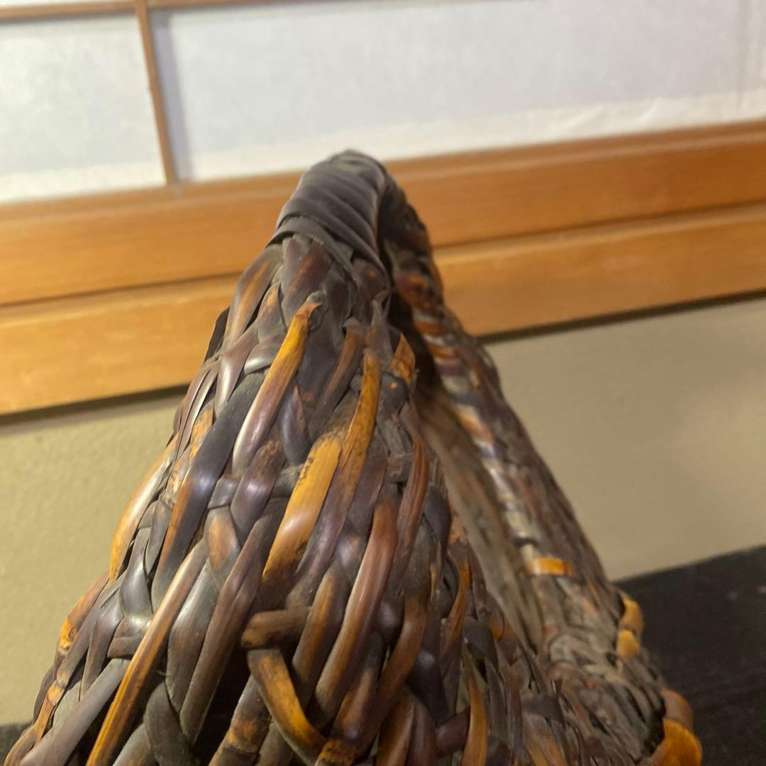 竹製 丸型花生　 中型