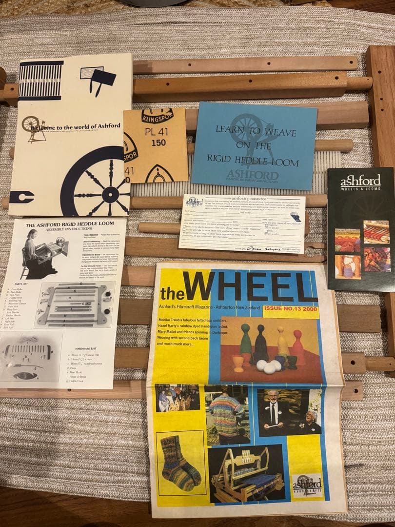 新品・未使用 Ashford アシュフォード リジッドヘドル 手織り機