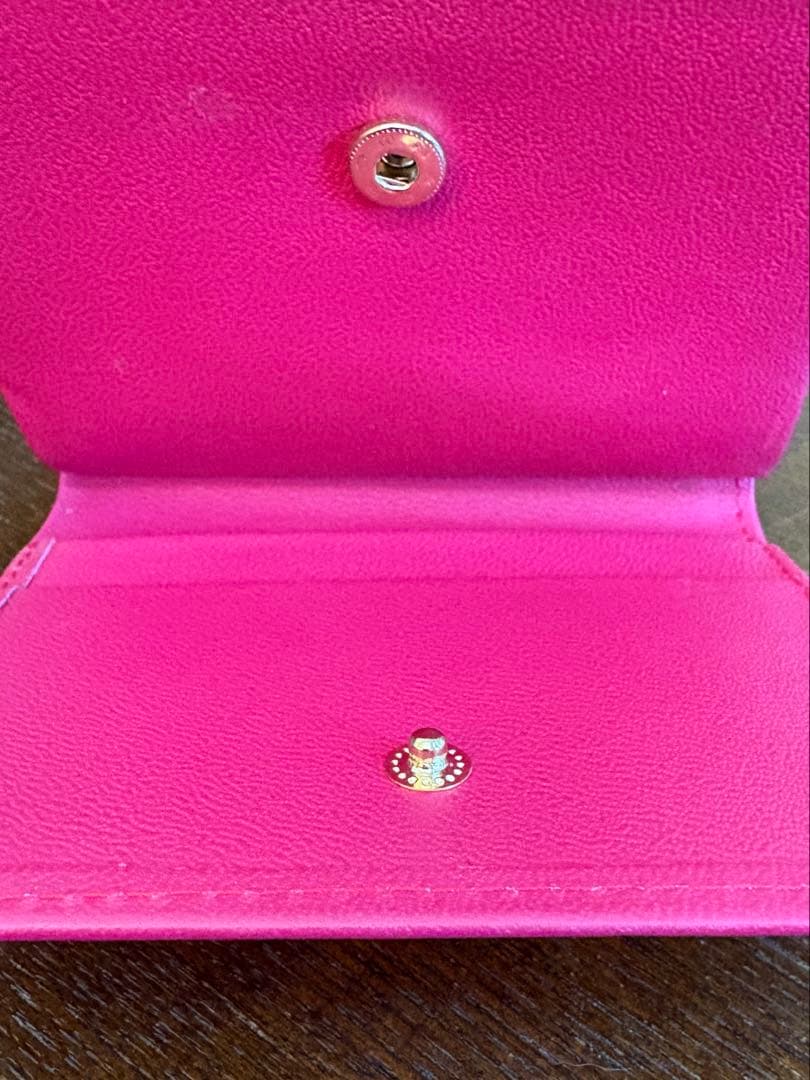 皇居売店購入　ピンク 二つ折り財布