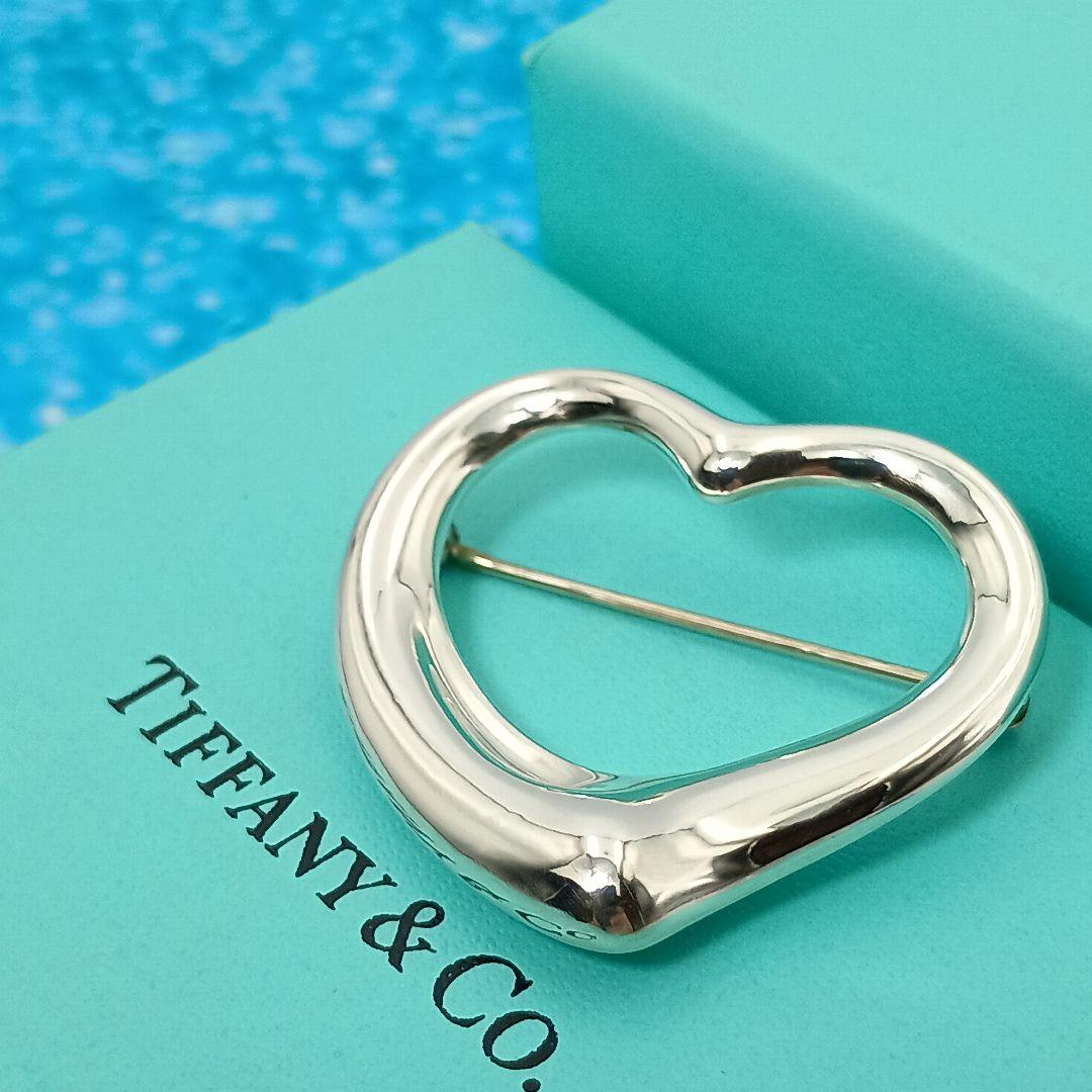 TIFFANY&Co ティファニー オープンハート ブローチ シルバー925銀