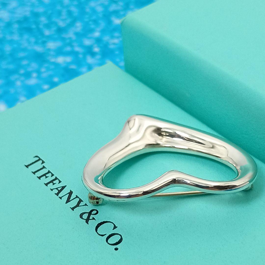 TIFFANY&Co ティファニー オープンハート ブローチ シルバー925銀