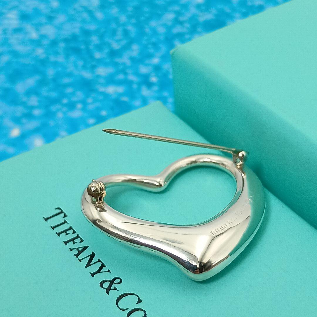 TIFFANY&Co ティファニー オープンハート ブローチ シルバー925銀
