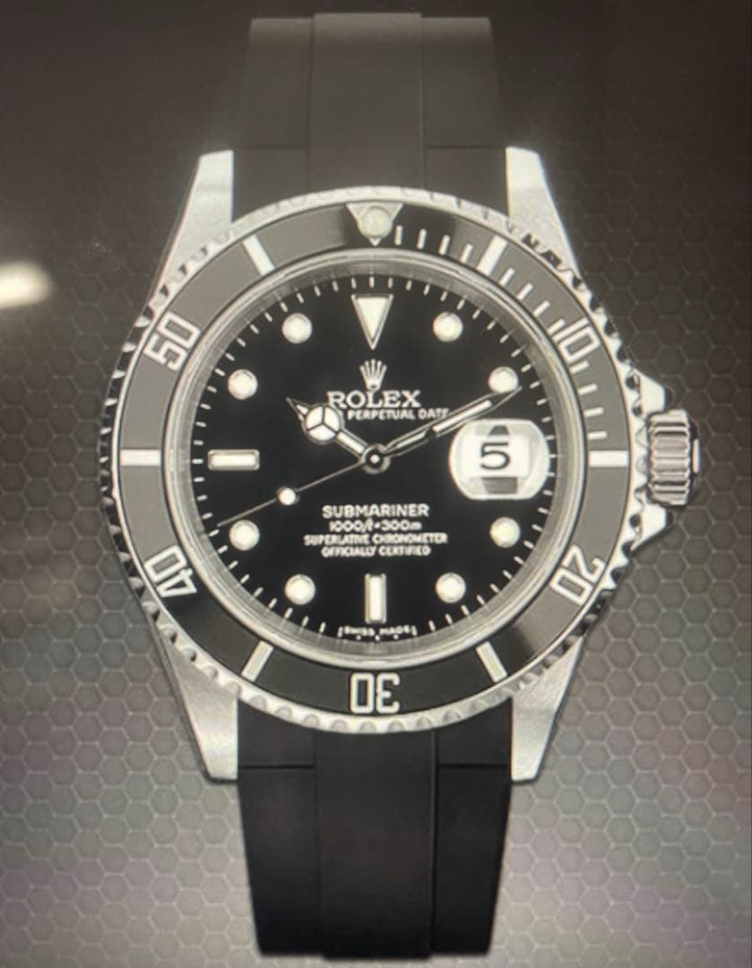 RUBBER B サブマリーナー　ラバーベルト