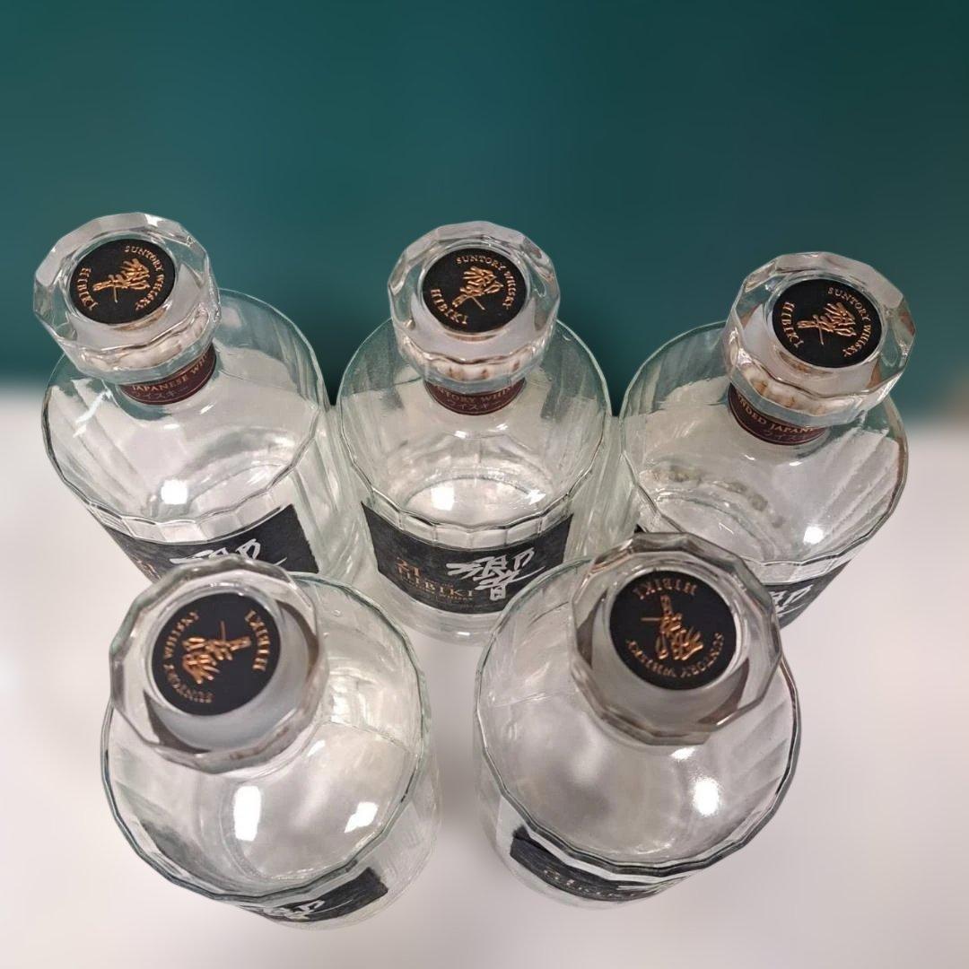 響　21年　空き瓶　箱無し　5本まとめ売り　サントリー　ウイスキー