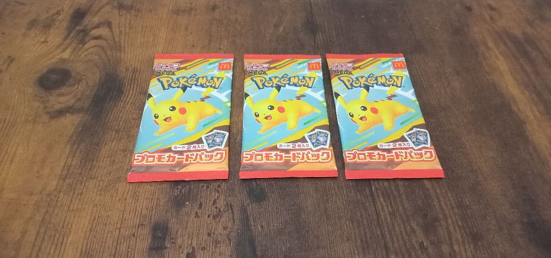 m*u様 3SET ポケモン マクドナルド プロモカード MEGA PoKeMo