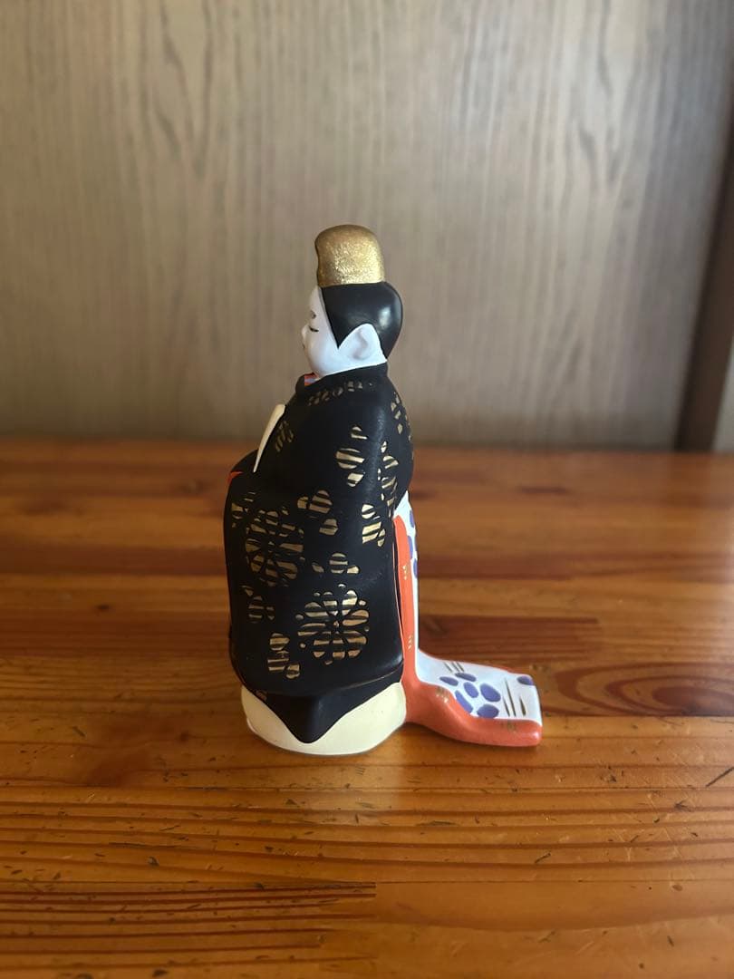 お雛様　京陶人形 小田益三作　雛人形台付