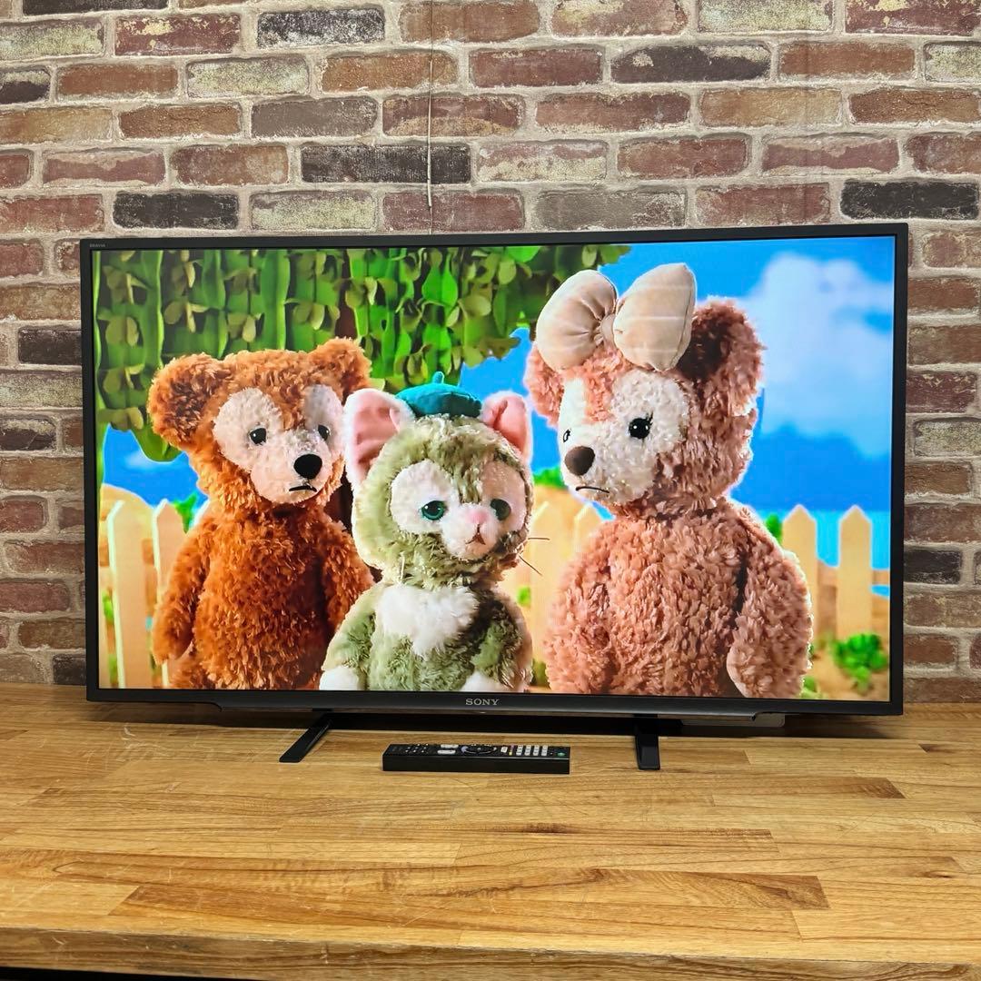 SONY 43V型 液晶テレビ BRAVIA KJ-43W730E 動画アプリ○