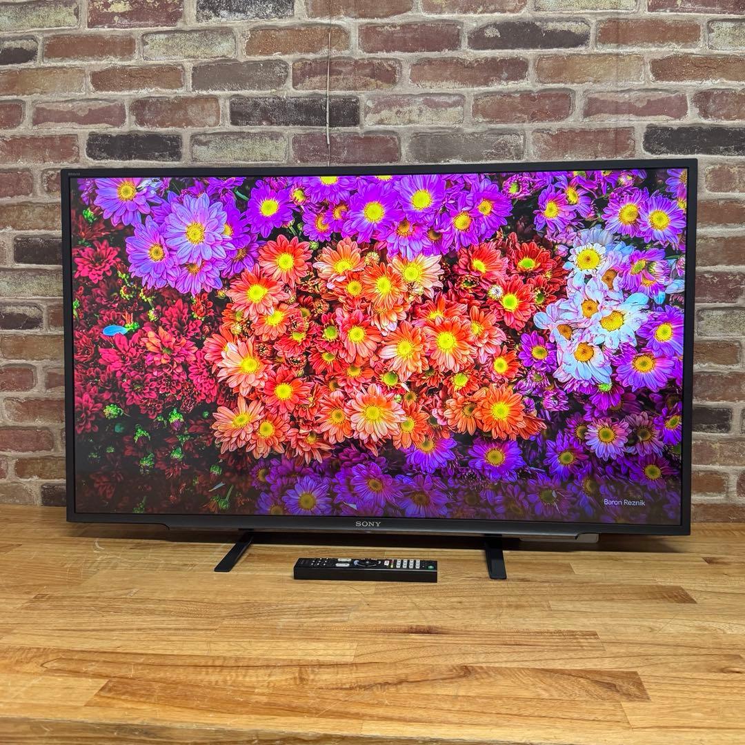 SONY 43V型 液晶テレビ BRAVIA KJ-43W730E 動画アプリ○
