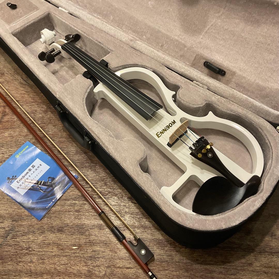 極美品！ ENNBOM エレキ バイオリン 4/4 初心者セット ヴァイオリン