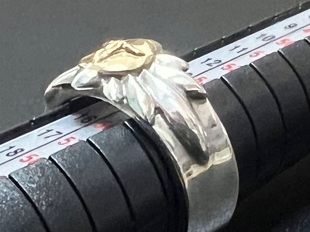 専用となります。TADY&KING 平打ちリングリリーSV GPロングホーン