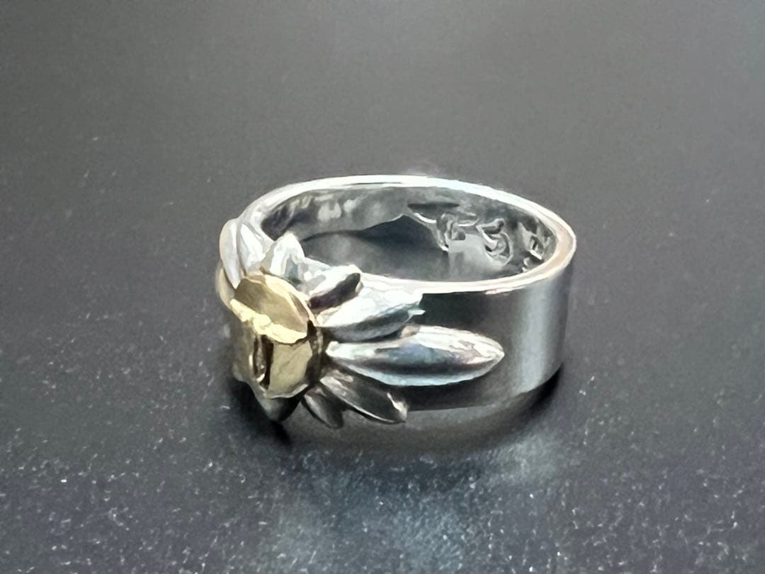 専用となります。TADY&KING 平打ちリングリリーSV GPロングホーン