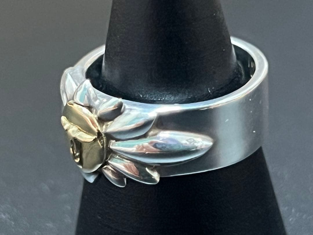 専用となります。TADY&KING 平打ちリングリリーSV GPロングホーン