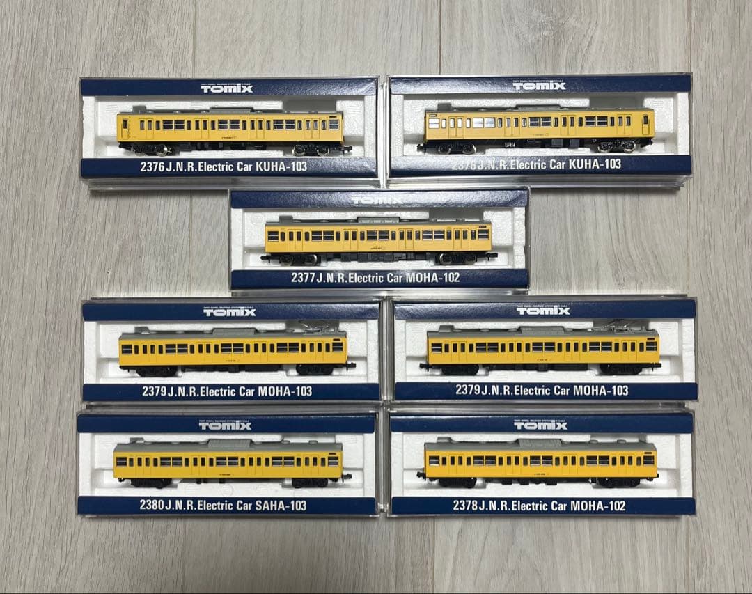 TOMIX J.N.R. 電車モデル7両セット