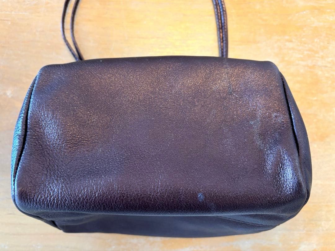 MIU MIU ダークブラウン パーティーバッグ