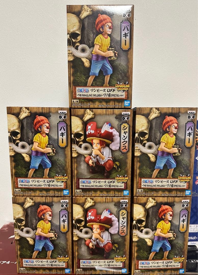 未開封　ワンピース　DXF シャンクス　バギー 7体セット