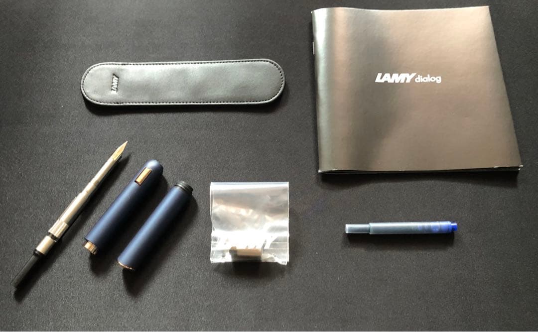 ラミー ダイアログCC ブルー 中字 未使用 訳あり LAMY Dialog