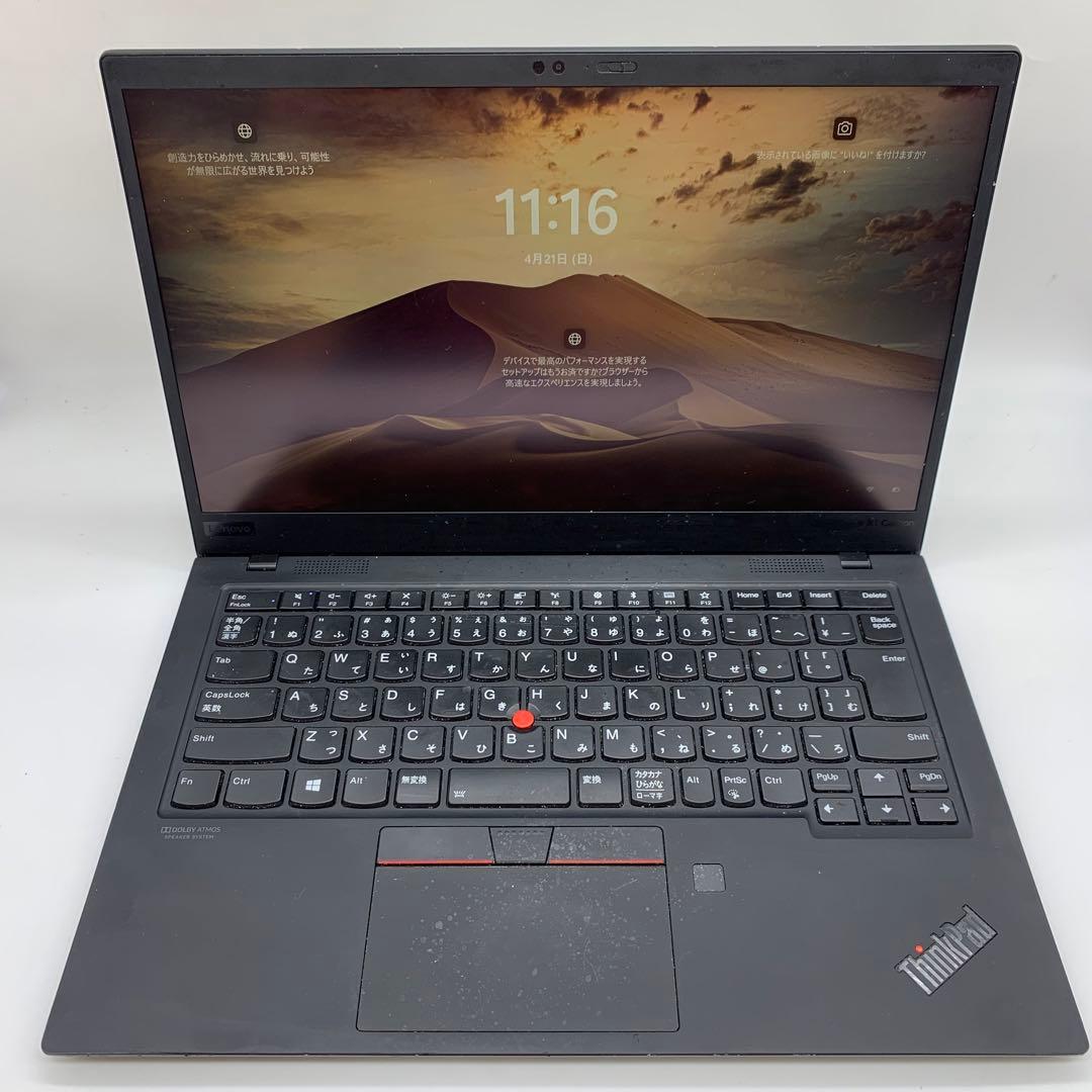 Chromebook本体 Lenovo ThinkPad X1 Carbon GEN 7 | i7-LTE