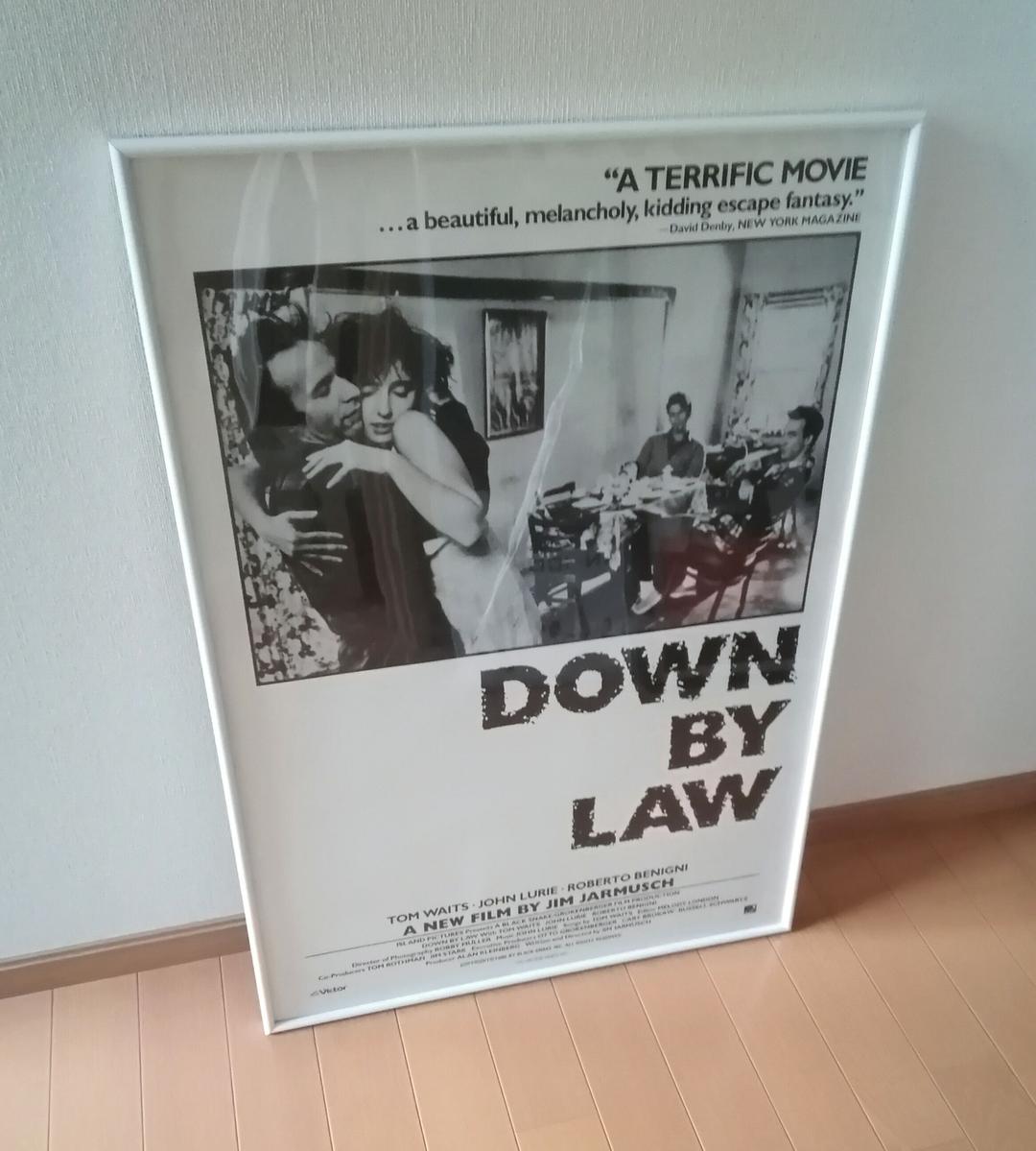 売約済 DOWN BY LAW　　額装 ポスター 73.5×52.4