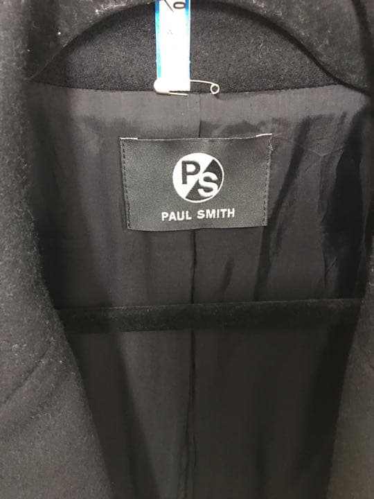 美品 ポールスミス　サイズ44 大きいサイズ　ブラック　コート　美品