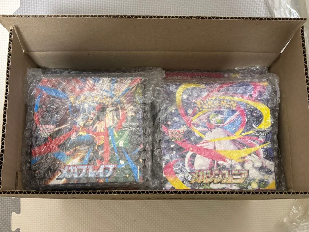 ポケモンカードメガシンフォニア5BOX メガブレイブ5BOXシュリンク付
