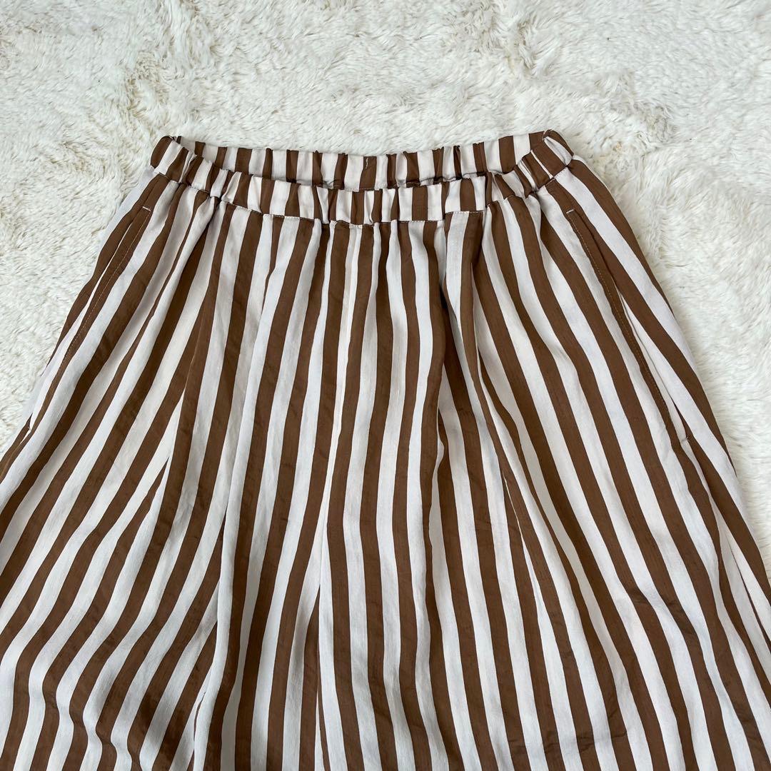 美品♡ナゴンスタンス サーカスパンツ サルエルパンツ ストライプパンツ 36