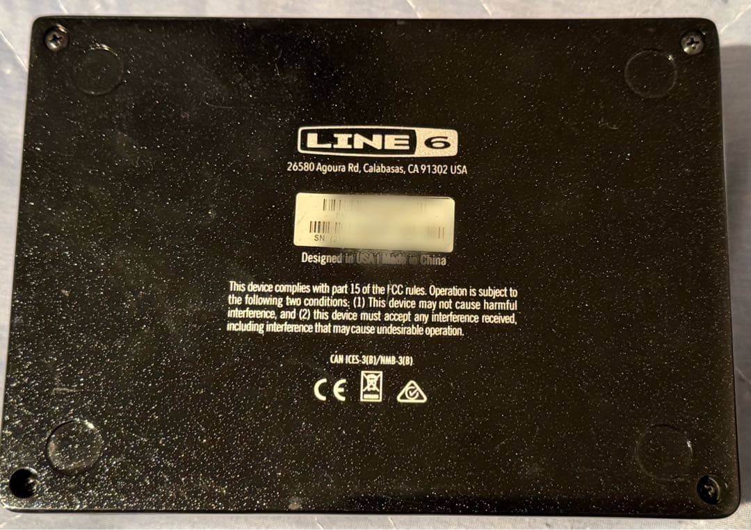 LINE6 HX STOMP 電源アダプターが社外製 送料無料 エフェクター