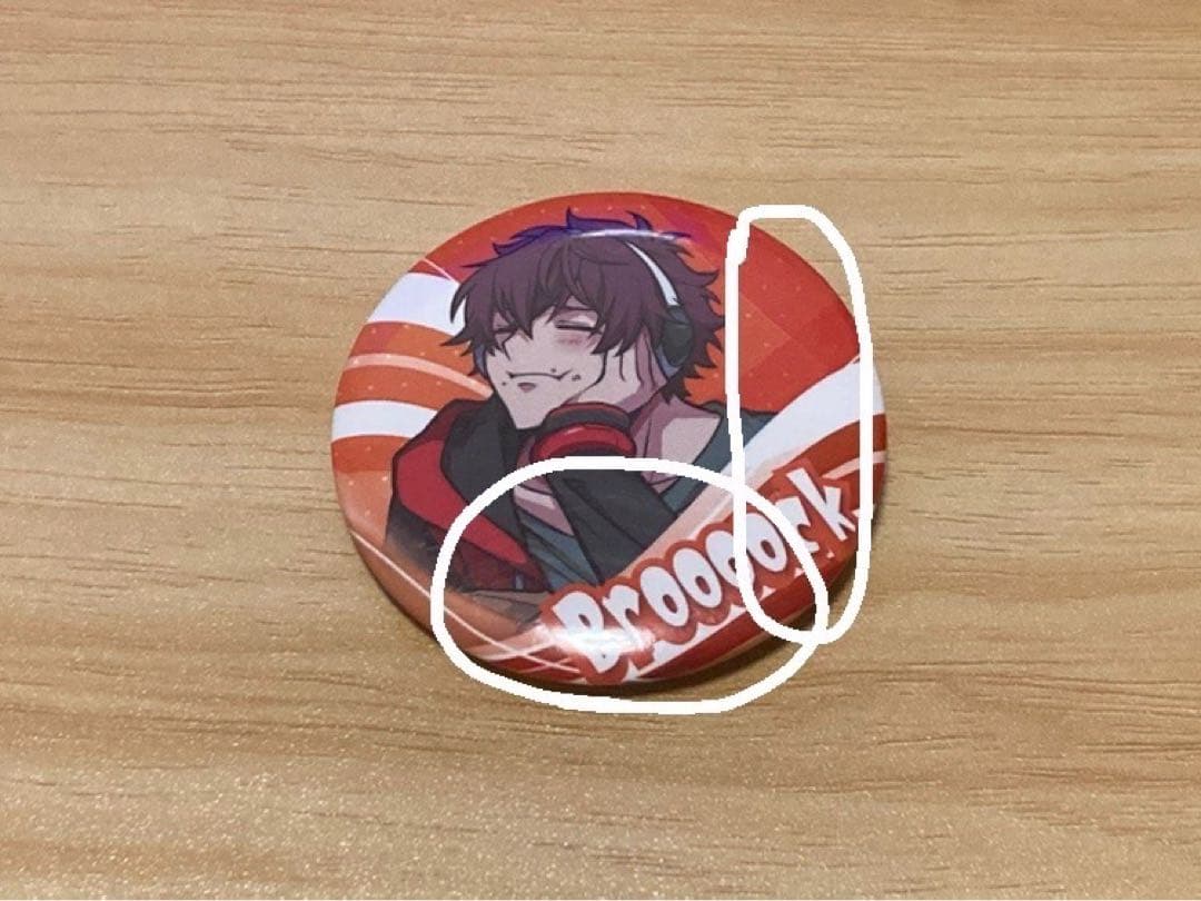 ワイテルズ　Broooock 缶バッジ