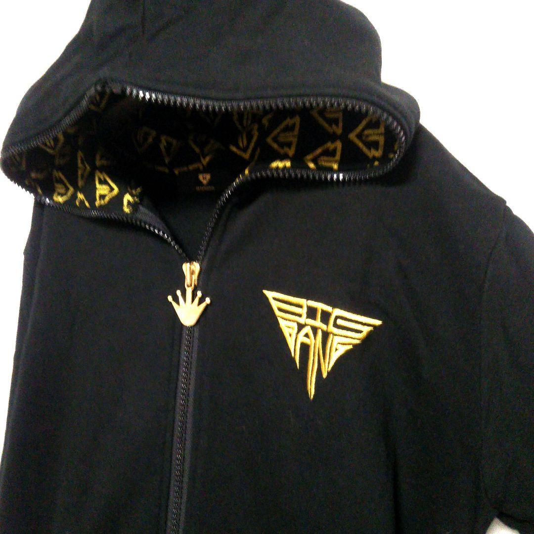 レア BIGBANG ジップアップパーカー ゴールド刺繍 Mサイズ