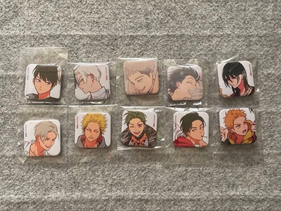 はらだ先生 ハッピークソライフ展 缶バッジ コンプリート