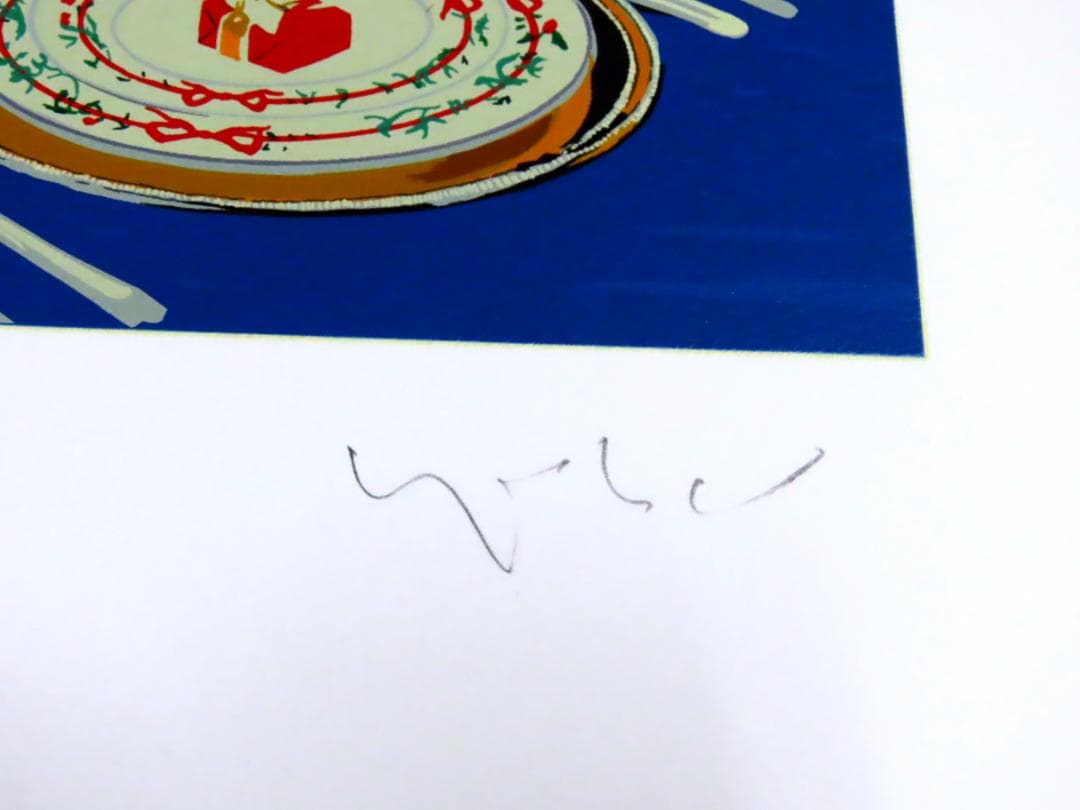 【ヒロ・ヤマガタ】　二人の星　　シルクスクリーンシート　　山形博導　　額装可