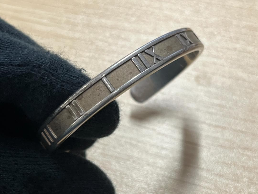 ティファニー アトラス シルバーバングル ヴィンテージ 約14.5㎝ 中古品