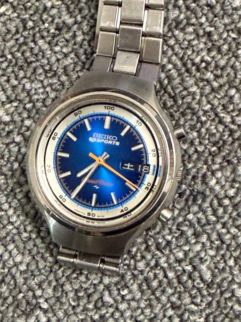 SEIKO★腕時計★AT/自動巻 5スポーツ スピードタイマ