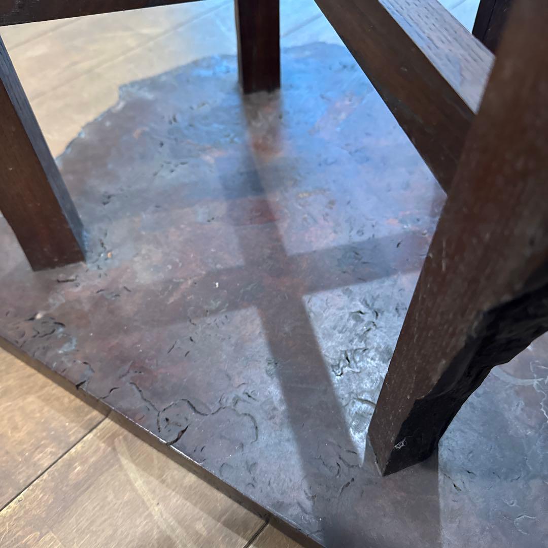 瘤木 一枚板 ローテーブル アンティーク