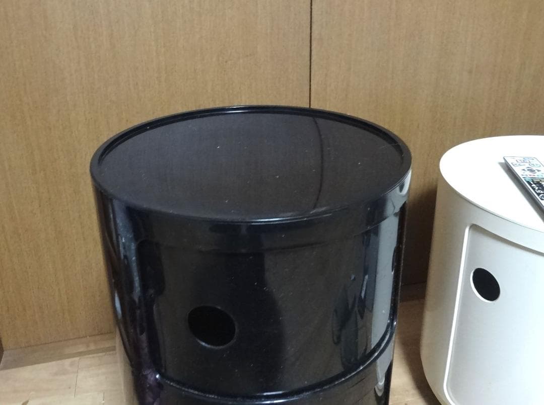 正規品　kartell カルテル　コンポニビリ　３段　黒　ブラック「