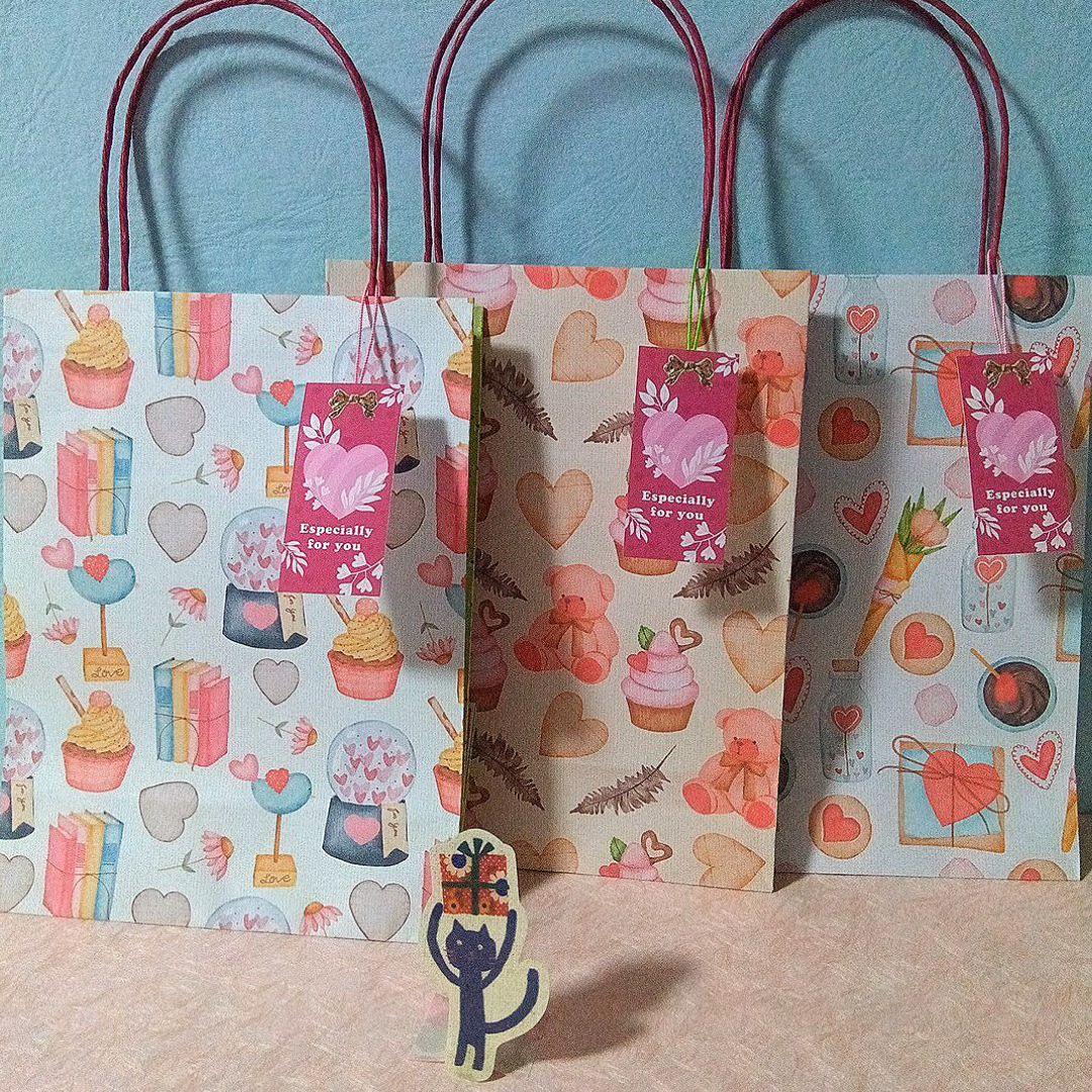 出品停止中です◆ギフトバッグ80(特大) バレンタイン紙袋 ミニ紙袋