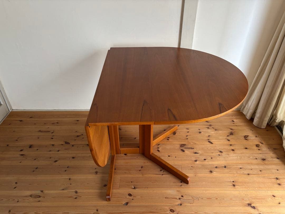 北欧ヴィンテージ　デンマーク　チーク　バタフライテーブル