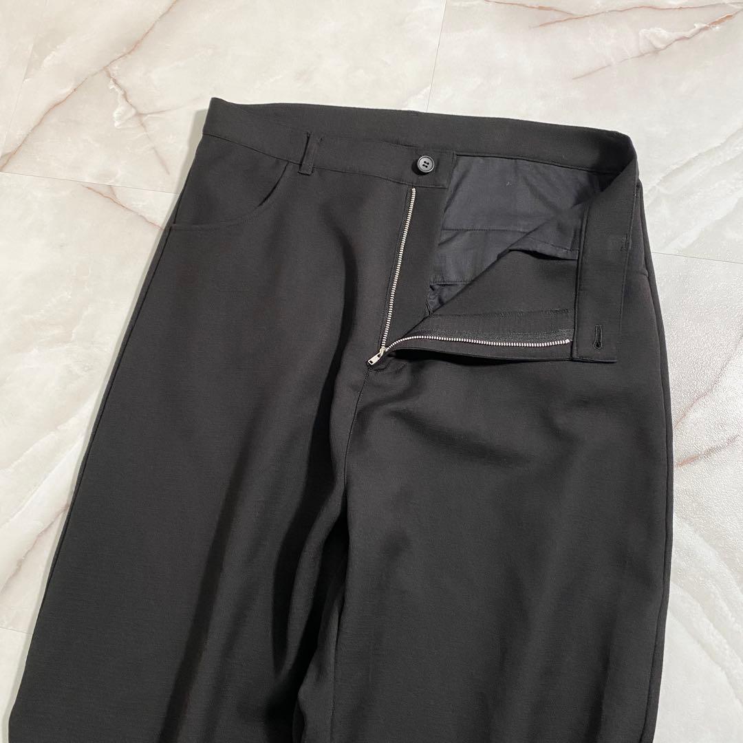 A17243 美品 グラム 変形サルエルパンツ ボンタン型 ブラック 3