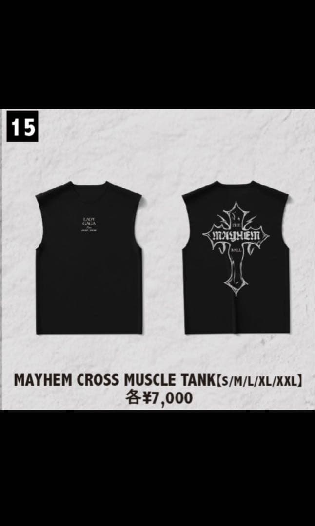 LADY GAGA タンクトップ THE MAYHEM BALL