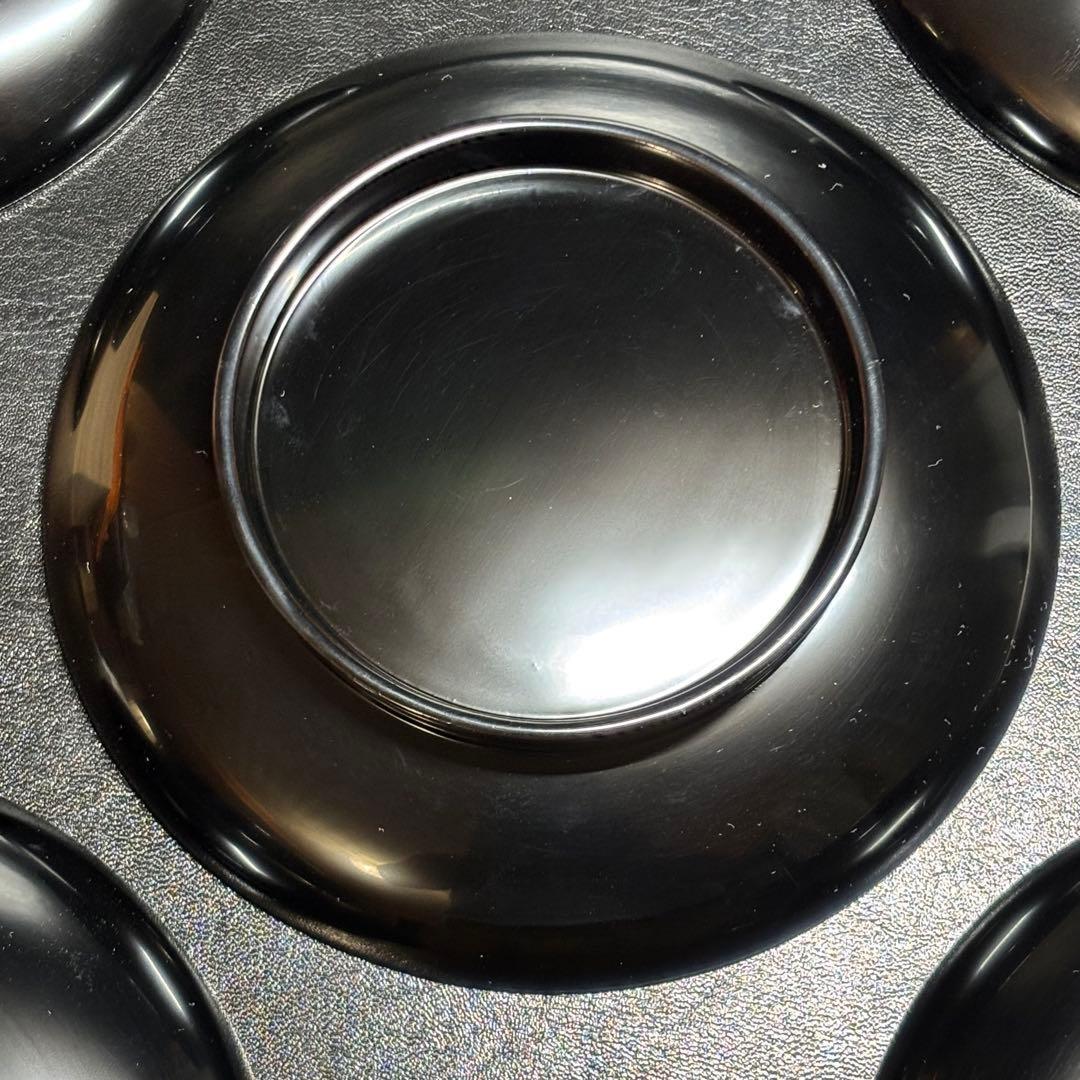 か*ん様 ★輪島塗！蒔絵付 輪島屋 銘々皿 五客！『輪島屋造』！共箱！★