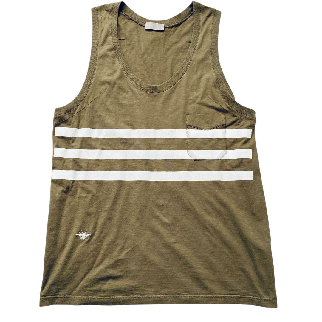 Dior homme ディオールオム bee 蜂 刺繍タンクトップ ユニセックス