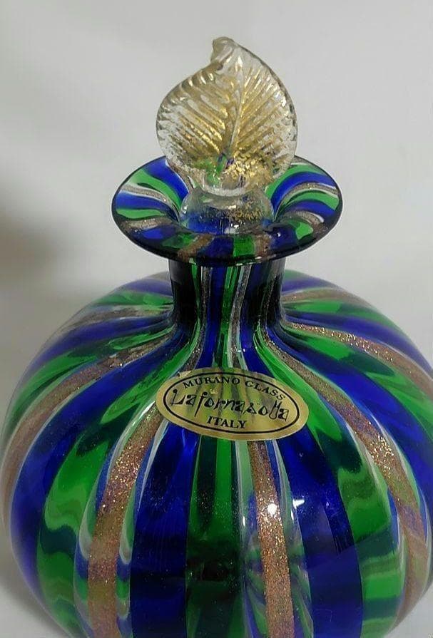 【新品未使用／美品】 ベネチアンガラス MURANO 香水瓶　ムラノ